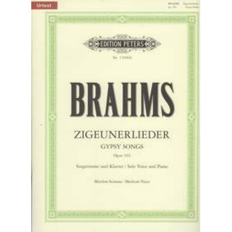 Brahms - Zigeunerlieder Op.103 per Canto e Piano