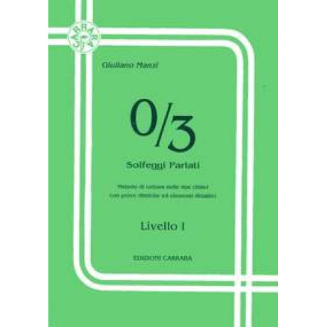 copy of Bona - Il Solfeggio su Doppio Rigo con CD