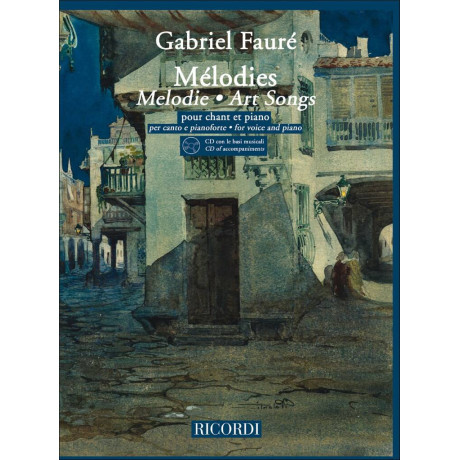 Faurè - Melodie Art Songs per Canto e Piano con CD