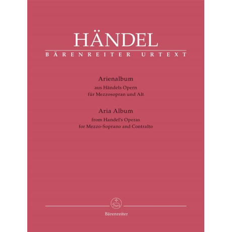 Handel - Album Arie per Mezzosoprano e Contralto per Canto e Piano
