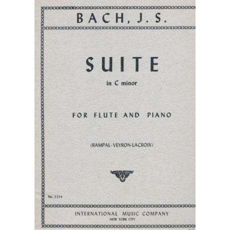 Bach - Suite in Do Minore Per Flauto e Pianoforte