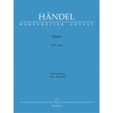 Handel - Gloria HWV deest Canto e Piano