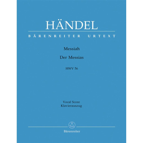 Handel - Il Messia HWV 56 per Canto e Pianoforte