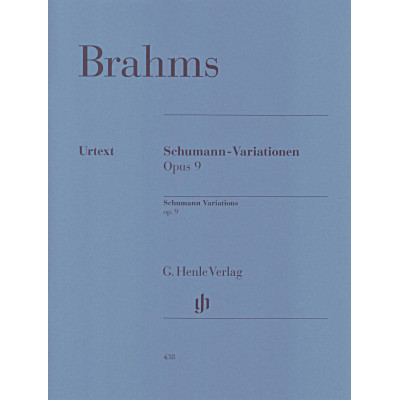 Johannes Brahms - Variazioni su un tema di Schumann op. 9 - per pianoforte