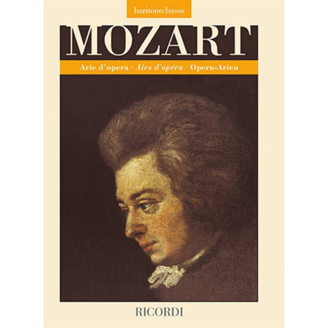 Mozart - Arie d'Opera Baritono/Basso per Canto e Piano
