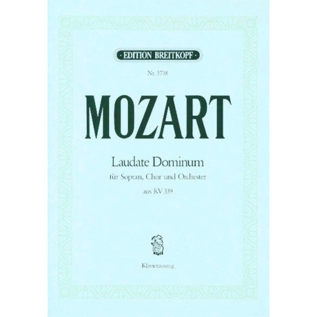 Mozart - Laudate Dominum KV 339 per Canto e Piano