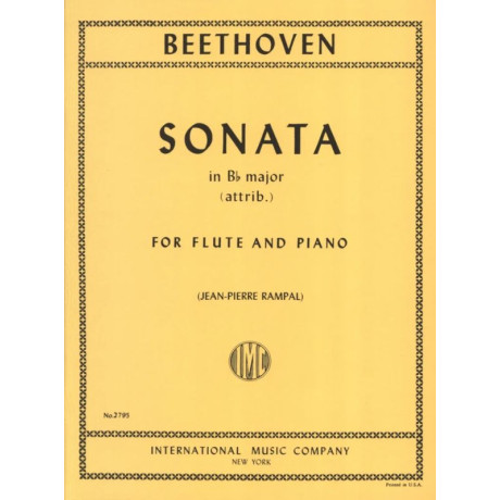 Beethoven - Sonata in Sib Maggiore Per Flauto e Piano