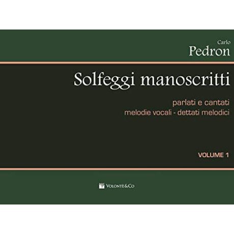 Pedron - Solfeggi Manoscritti Vol.1