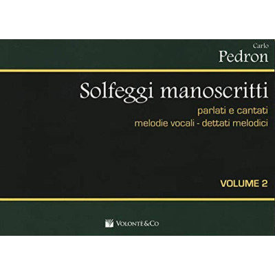 Pedron - Solfeggi Manoscritti Vol.2