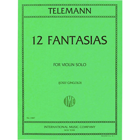 Telemann - 12 Fantasias for Violin Solo