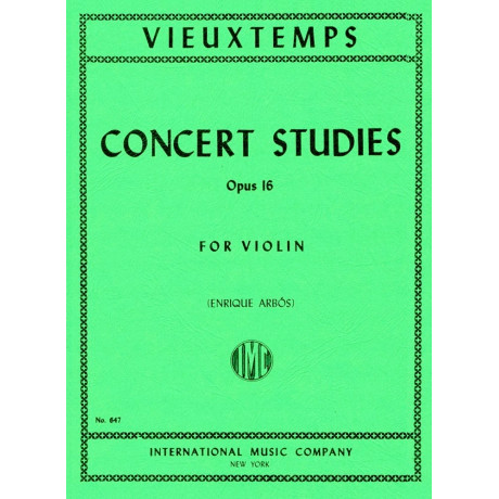 Vieuxtemps - Studi da concerto per violino op. 16