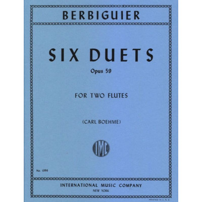 Berbiguier 6 Duetti Op.59 Per Due Flauti