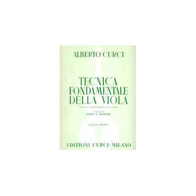 Curci - Tecnica Fondamentale della Viola 1°