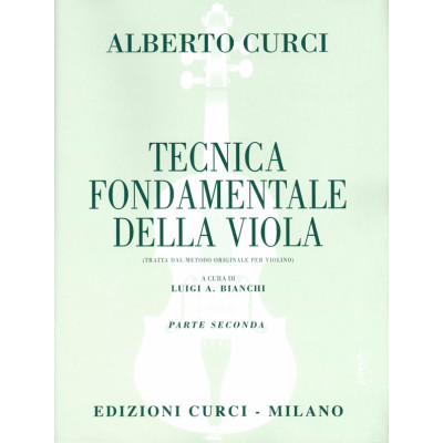 Curci - Tecnica Fondamentale della Viola 2°