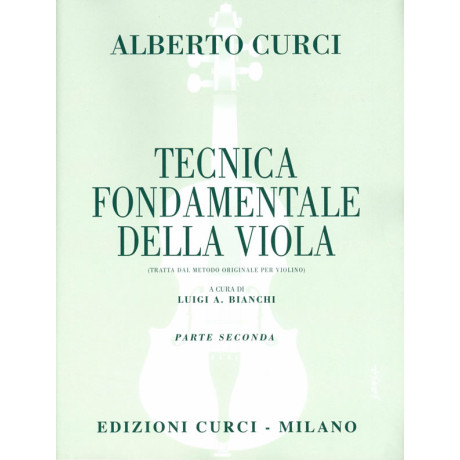 Curci - Tecnica Fondamentale della Viola 2°