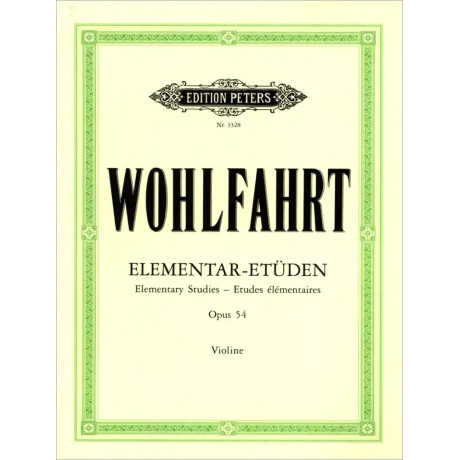 Wohlfahrt - 40 Studi elementari per violino op. 54