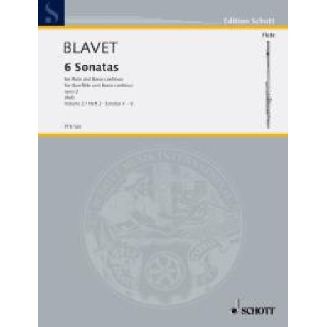 Blavet - 6 Sonate Vol.2 Per Flauto e Pianoforte