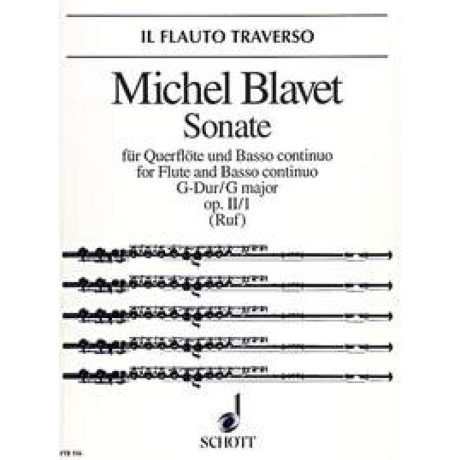 Blavet - Sonata in Sol Maggiore Op.2p.1 Per Flauto e Piano