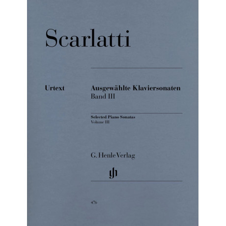 Domenico Scarlatti - Sonate scelte per pianoforte - Volume III