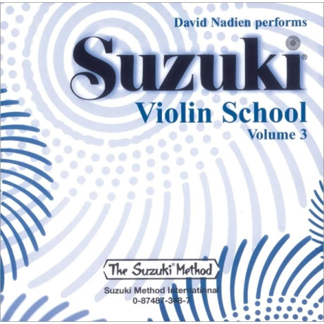 Suzuki - Violin School - Volume  3 (Violin Performance/Accompaniment CD)
