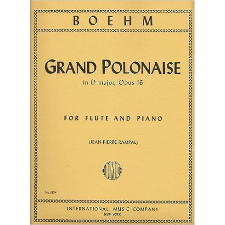 Boehm - Grande Polacca in Re Maggiore Op.16 Flauto e Piano