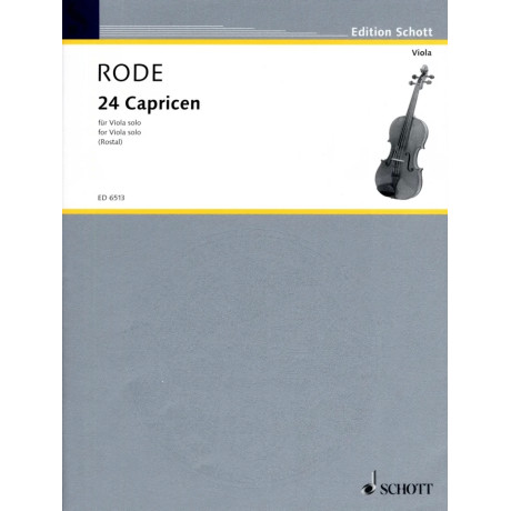 Rode - 24 Caprices per Viola