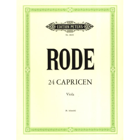 Rode - 24 Caprices per Viola