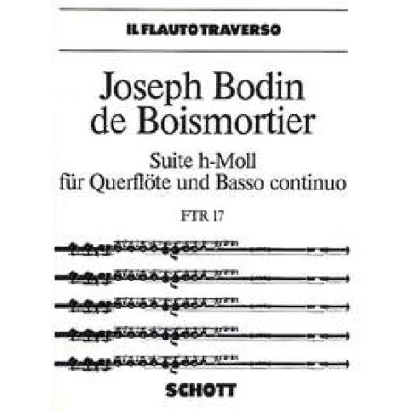 Bodin de Boismortier - Suite in Si minore per Flauto e Piano