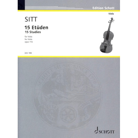 Sitt - 15 Studi Op.116 per Viola