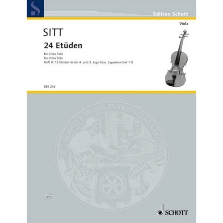 Sitt - 24 Studi Op.32 Parte 2 per Viola