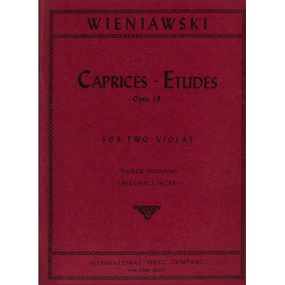 Wieniawski - Caprices Etudes Op.18 per 2 Viole