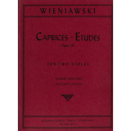 Wieniawski - Caprices Etudes Op.18 per 2 Viole