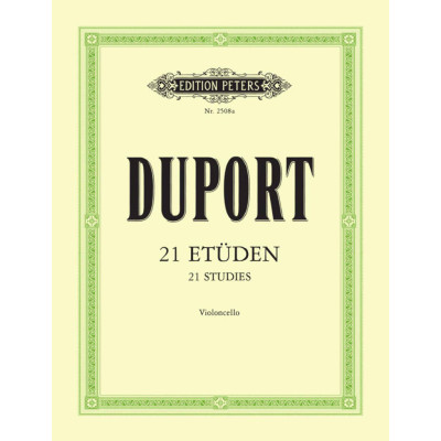 Duport - 21 Studi per Violoncello