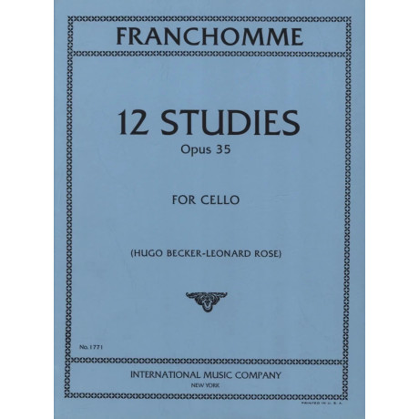 Franchomme - 12 Studies Op.35 per Violoncello