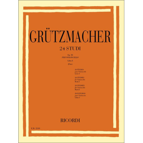 Grutzmacher - 24 Studi Op.38 per Violoncello