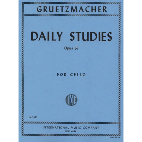 Grutzmacher - Studi Giornalieri Op.67 per Violoncello