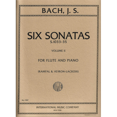 Bach - 6 Sonate Vol. 2 Per Flauto e Pianoforte