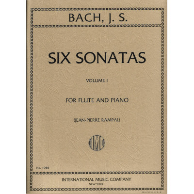 Bach - 6 Sonate Vol. 1 Per Flauto e Pianoforte