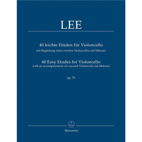 Lee - 40 Studi Facili Op.70 per Violoncello