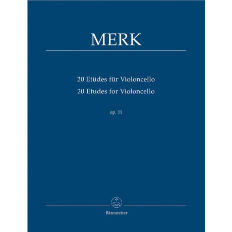 Merk - 20 Studi Op.11 per Violoncello