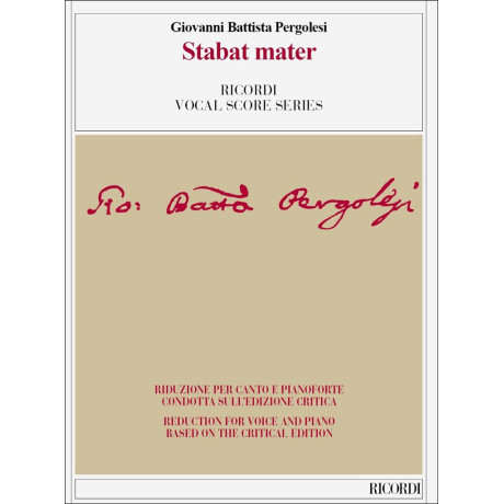 Pergolesi - Stabat Mater per Canto e Piano