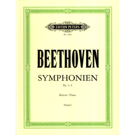 Beethoven - Sinfonie 1-5 Per Pianoforte