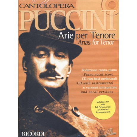 Puccini - Cantolopera Arie per Tenore Vol.1 per Canto e Piano