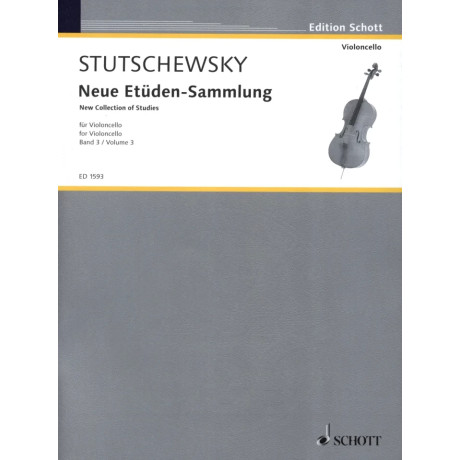 Stutschewsky - New Collection of Studies for Cello Vol.3