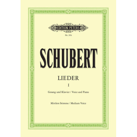 Schubert - Lieder Band I per Canto e Piano
