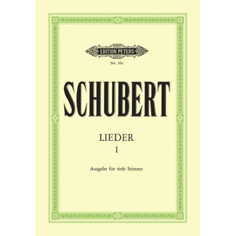 Schubert - Lieder Band I per Canto e Piano