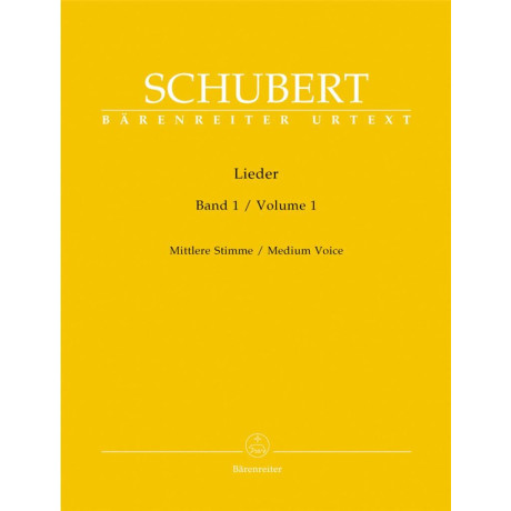 Schubert - Lieder Band I per Canto e Piano