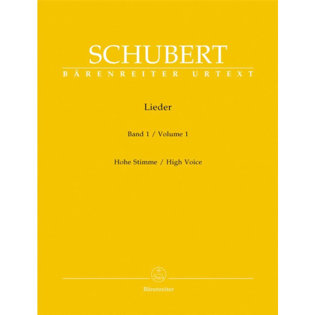 Schubert - Lieder Band I per Canto e Piano