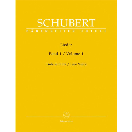 Schubert - Lieder Band I per Canto e Piano