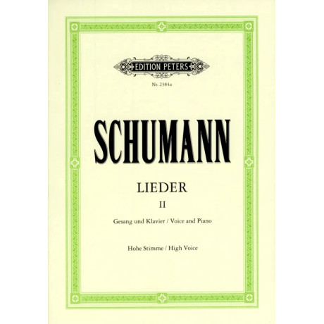 Schumann - Lieder Vol.2 Parte 1 per Canto e Piano